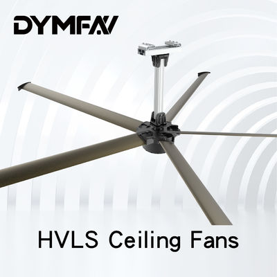 6.6m 1.5kw 5 Blades HVLS Ceiling Fans Workshops Large Commercial Ceiling Fans