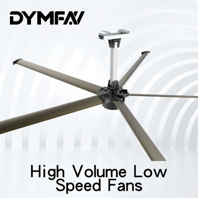 6.6m 1.5kw 5 Blades High Volume Low Speed Fans HVLS Big Commercial Ceiling Fans