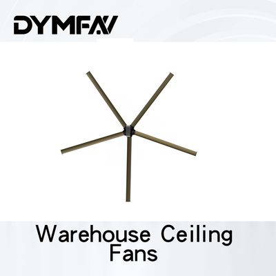 Aluminium Big Blade Ceiling Fans Commercial Industrial HVLS Big Ceiling Fans For Warehouse