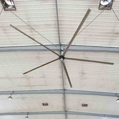 7.1m 1.5kw Big HVLS Fans High Efficiency Commercial Ceiling Fans For Gyms