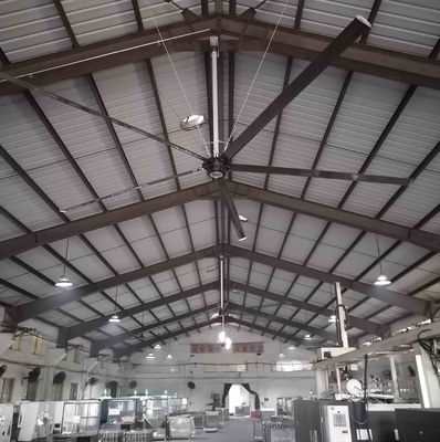 7.1m 1.5kw Big Residential Ceiling Fans Large Industrial 24ft Ceiling Fan For Workshops