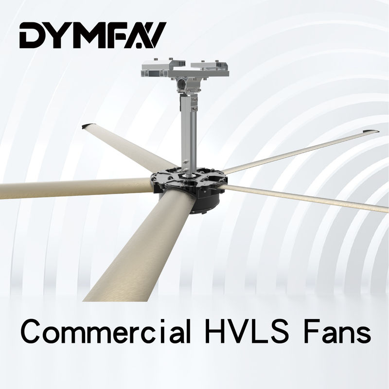5m 0.7kw Commercial HVLS Fans Energy Saving Hvls Ceiling Fans Residential