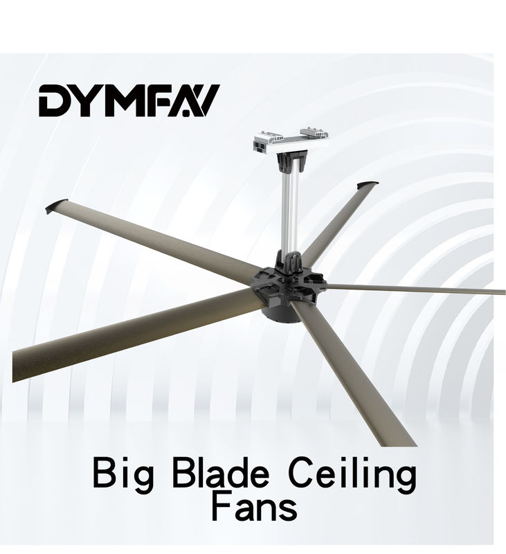 7.1m 1.5kw High Efficiency Big Blade Ceiling Fans Warehouse HVLS Fan 60 RPM