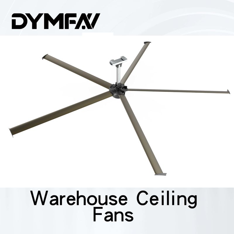 10ft 	Large Industrial Ceiling Fans Aluminum HVLS Solar Plant Commercial Large Ceiling Fan