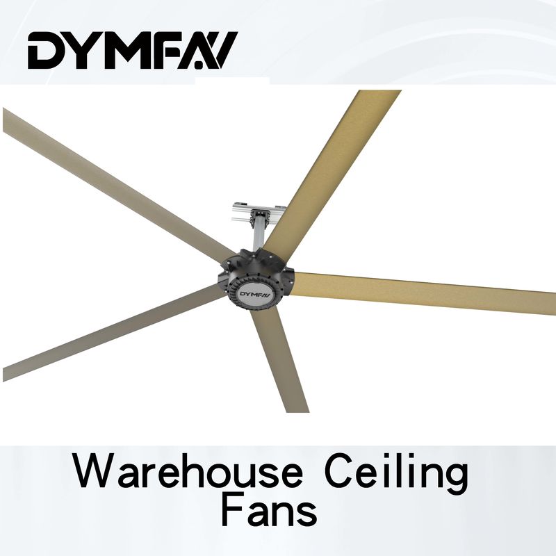 HVLS Commercial Industrial Ceiling Fans For Restaurants 24ft