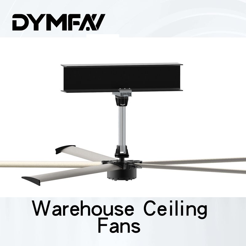 HVLS Extra Large Residential Ceiling Fans Aluminum Alloy Industrial Ceiling Fan